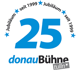 Logo 25 Jahre Donaubühne